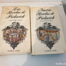 Libros de segunda mano: NUEVAS RECETAS DE PICKWICK - 2 TOMOS - NESTOR LUJAN -ED. TABER 1970