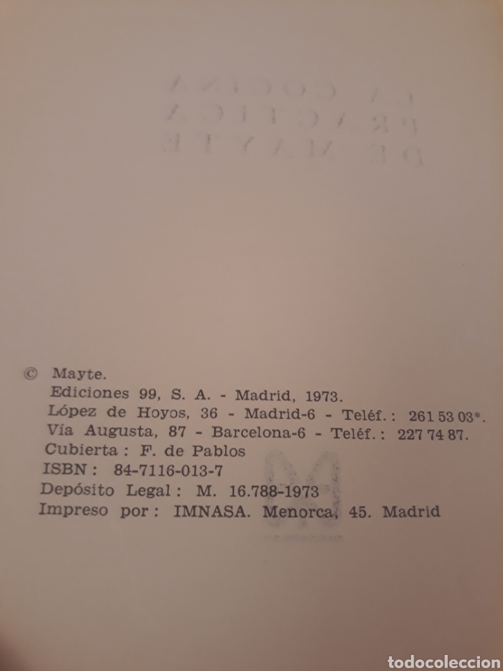 Libros de segunda mano: La cocina practica de mayte. Ediciones 99. - Foto 4