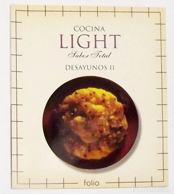 Second hand books: Desayunos II, Cocina Light Folio, a&ntilde;os 90, 27 x 23 cm