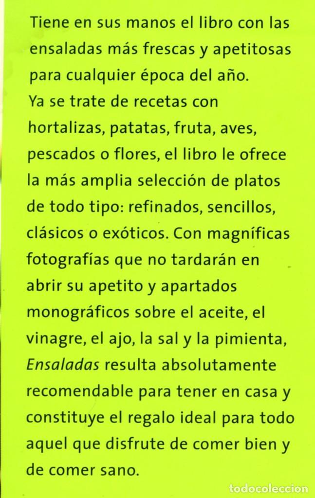 Libros de segunda mano: ENSALADAS - Foto 2