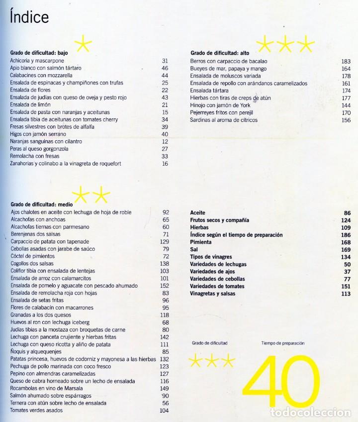 Libros de segunda mano: ENSALADAS - Foto 3