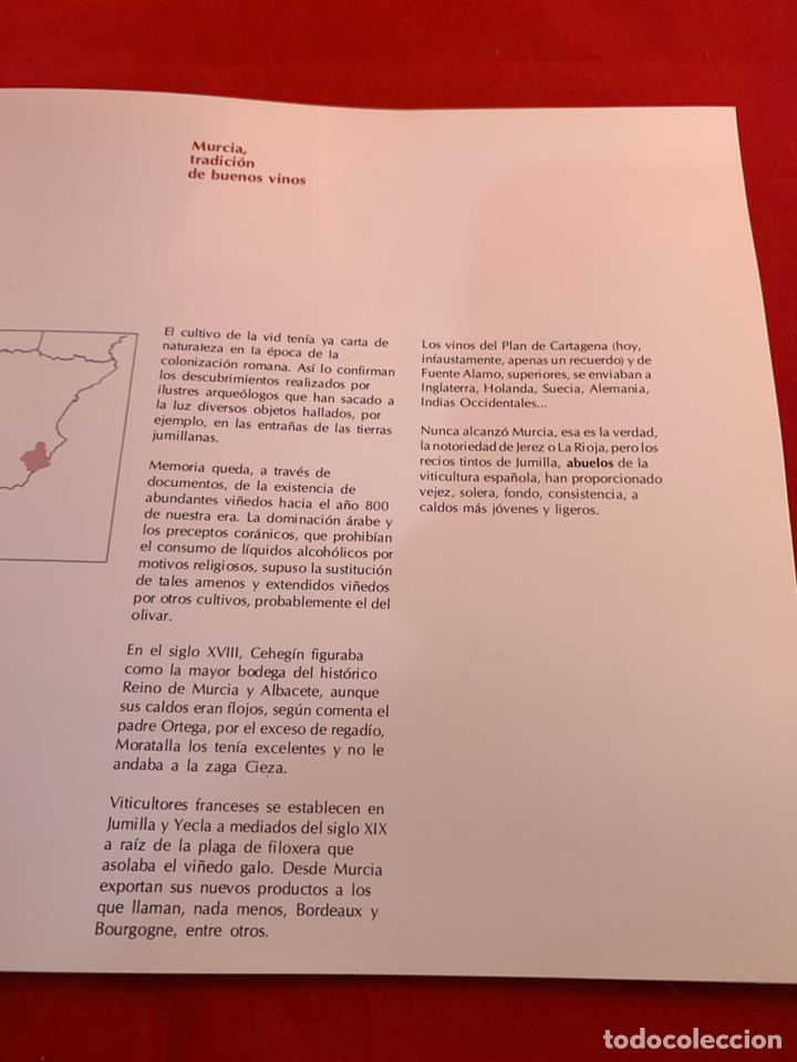 Libros de segunda mano: VINOS DE MURCIA - Foto 2