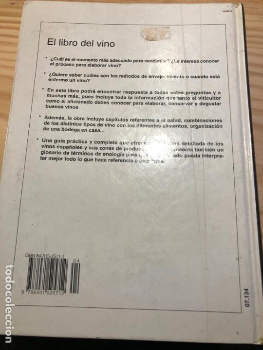 Libros de segunda mano: EL LIBRO DEL VINO. - LEANDRO IBAR. - Foto 2