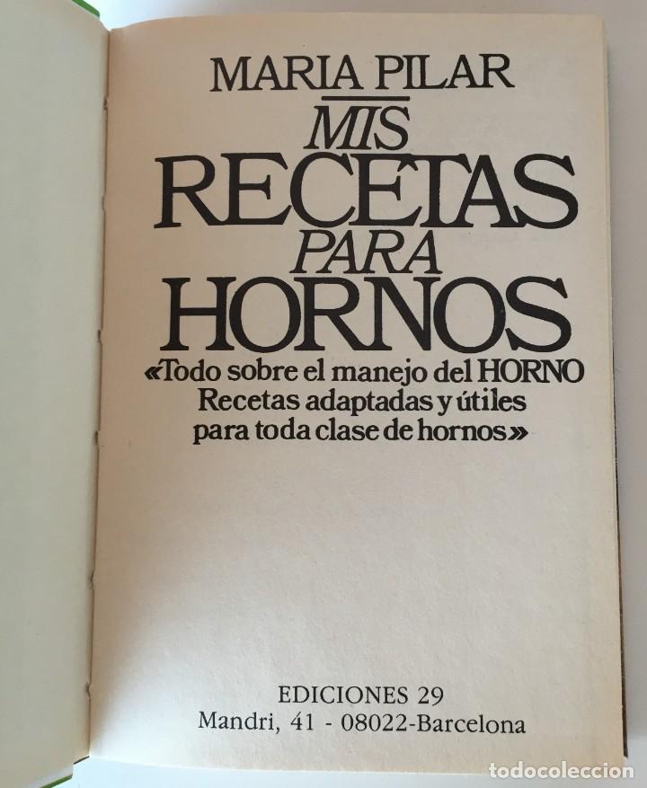 Libros de segunda mano: MIS RECETAS PARA HORNOS - Foto 2