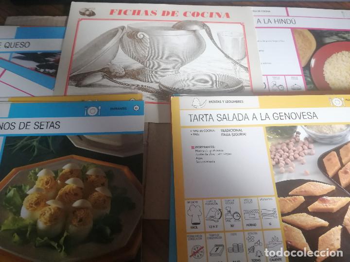 Libros de segunda mano: FICHAS DE COCINA. 59 FICHAS SUELTAS. PLANETA DE AGOSTINI. INSTITUTO GEOGR&Aacute;FICO. BUEN ESTADO. DIFICIL