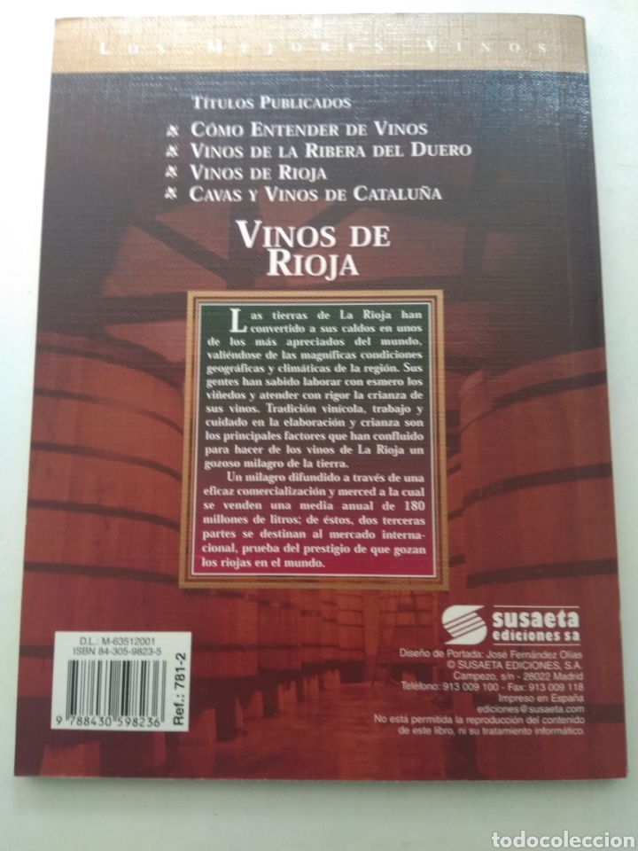 Libros de segunda mano: VINOS DE RIOJA - Foto 2
