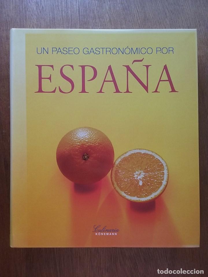 Libros de segunda mano: UN PASEO GASTRONOMICO POR ESPA&Ntilde;A, KONEMANN, 2007