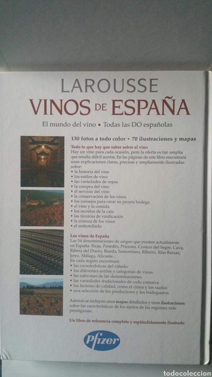 Libros de segunda mano: Larousse. Vinos de Espa&ntilde;a - Foto 2