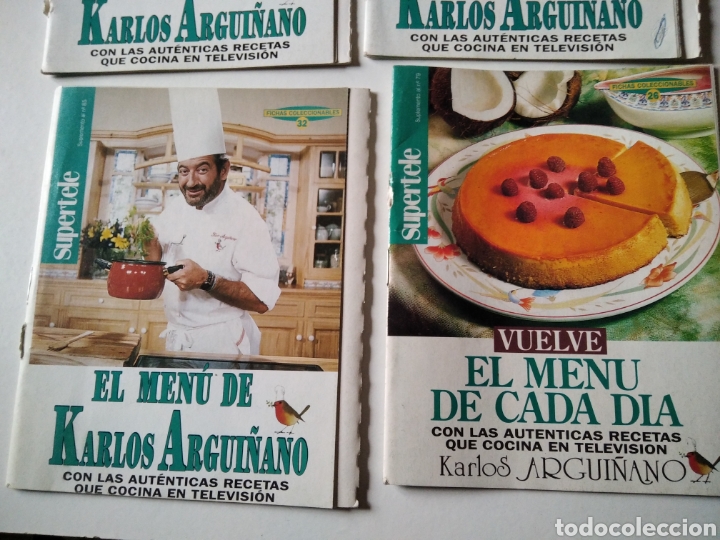 Libros de segunda mano: 6 libritos El men&uacute; de Karlos Argui&ntilde;ano - Foto 3