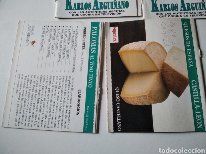 Libros de segunda mano: 6 libritos El men&uacute; de Karlos Argui&ntilde;ano - Foto 5