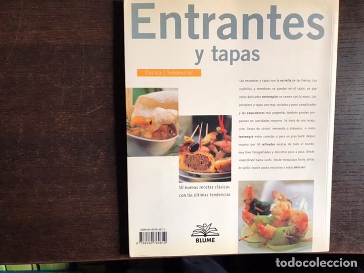 Libros de segunda mano: Entrantes y tapas. Blume - Foto 2