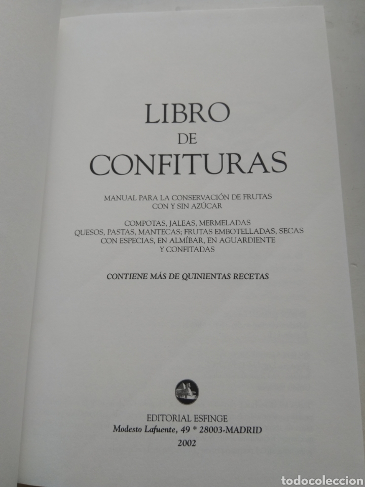 Libros de segunda mano: LIBRO DE CONFITURAS/MAY BYRON - Foto 2