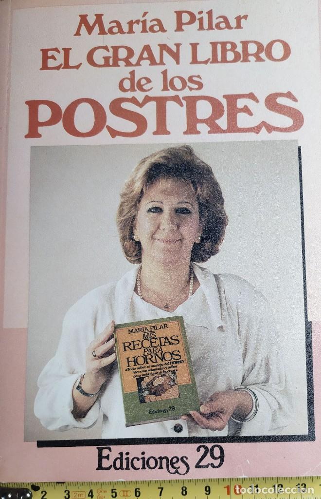 Libros de segunda mano: EL GRAN LIBRO DE LOS POSTRES DE MARIA PILAR - Foto 1