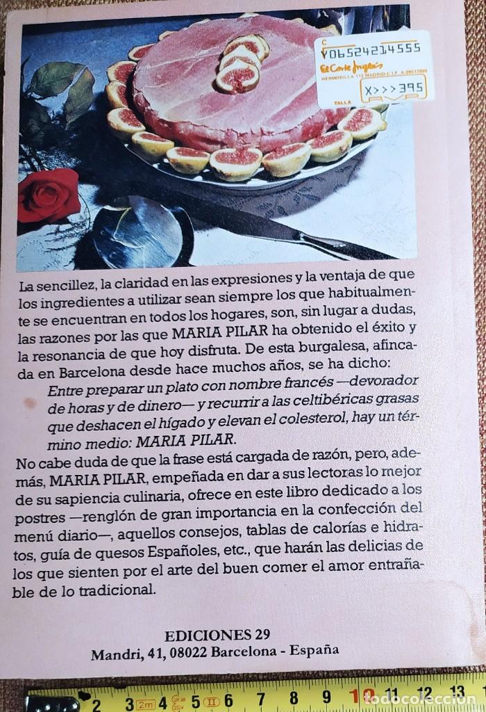 Libros de segunda mano: EL GRAN LIBRO DE LOS POSTRES DE MARIA PILAR - Foto 3