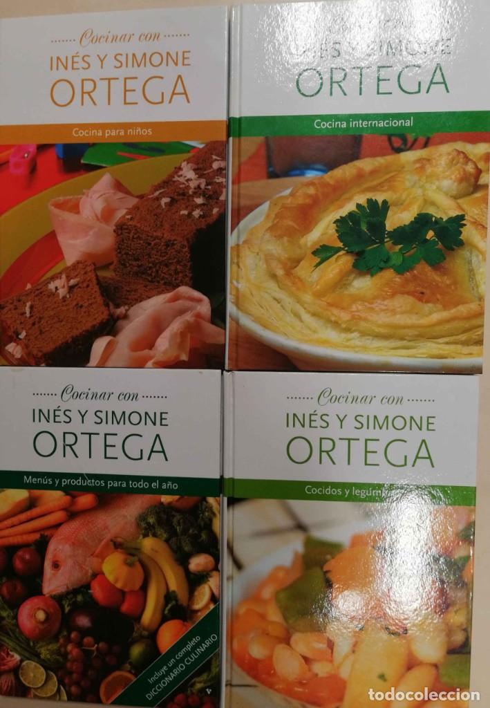 Libros de segunda mano: Cocinar con In&eacute;s y Simone Ortega. 4 libros - Foto 1