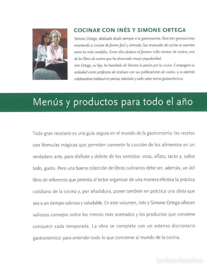 Libros de segunda mano: Cocinar con In&eacute;s y Simone Ortega. 4 libros - Foto 4