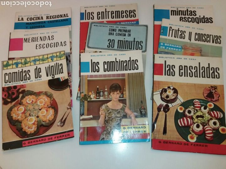 Gebrauchte B&uuml;cher: COLECCI&Oacute;N. BIBLIOTECA AMA DE CASA. NUMS. 3 5 18 20 27 30 35 36 47. A&Ntilde;OS 50 60