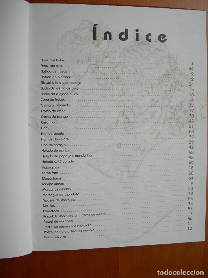 Libros de segunda mano: DULCES Y POSTRES / CULTURAL S. A. - Foto 3
