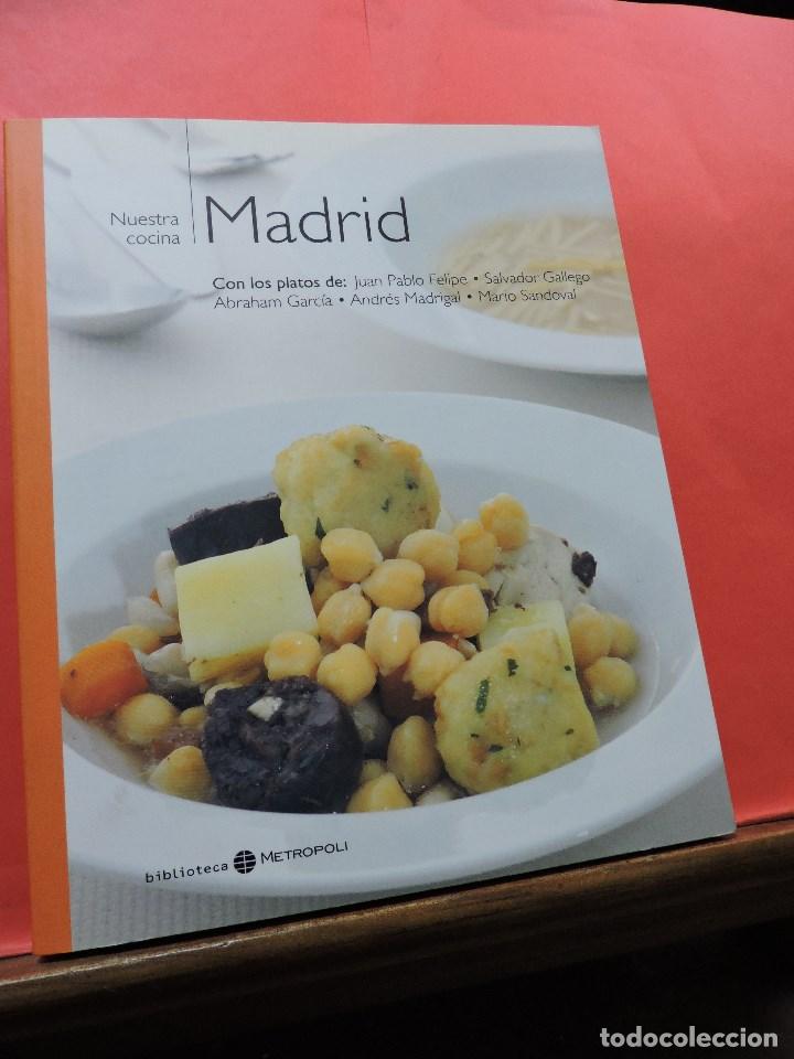 Libros de segunda mano: Nuestra cocina Madrid. El Mundo Biblioteca Metropoli N&ordm; 5