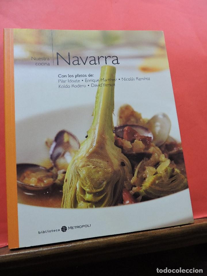 Libros de segunda mano: Nuestra cocina Navarra. El Mundo Biblioteca Metropoli N&ordm; 14