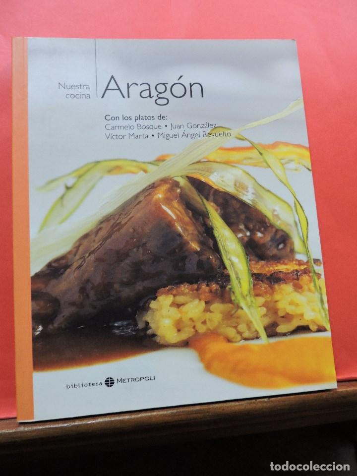 Libros de segunda mano: Nuestra cocina Arag&oacute;n. El Mundo Biblioteca Metropoli N&ordm; 15