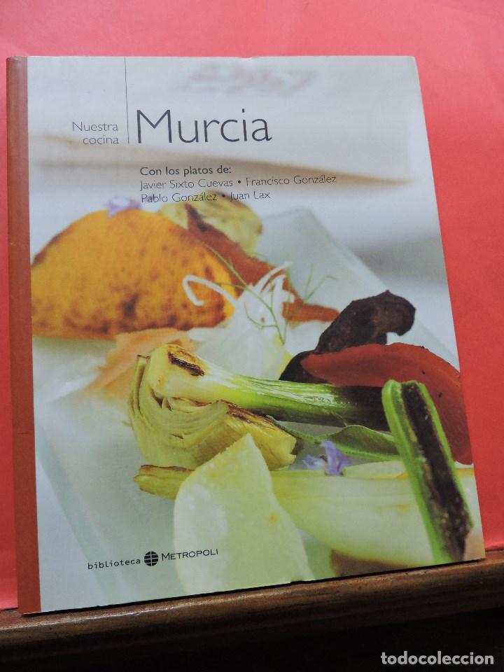 Libros de segunda mano: Nuestra cocina Murcia. El Mundo Biblioteca Metropoli N&ordm; 17