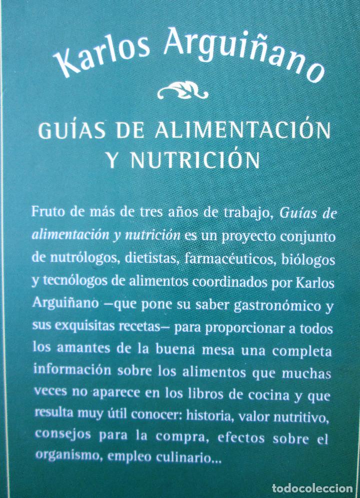 Libros de segunda mano: GUIAS DE ALIMENTACIÓN Y NUTRICIÓN – KARLOS ARGUIÑANO - 8 LIBROS - Foto 3 - 247284185