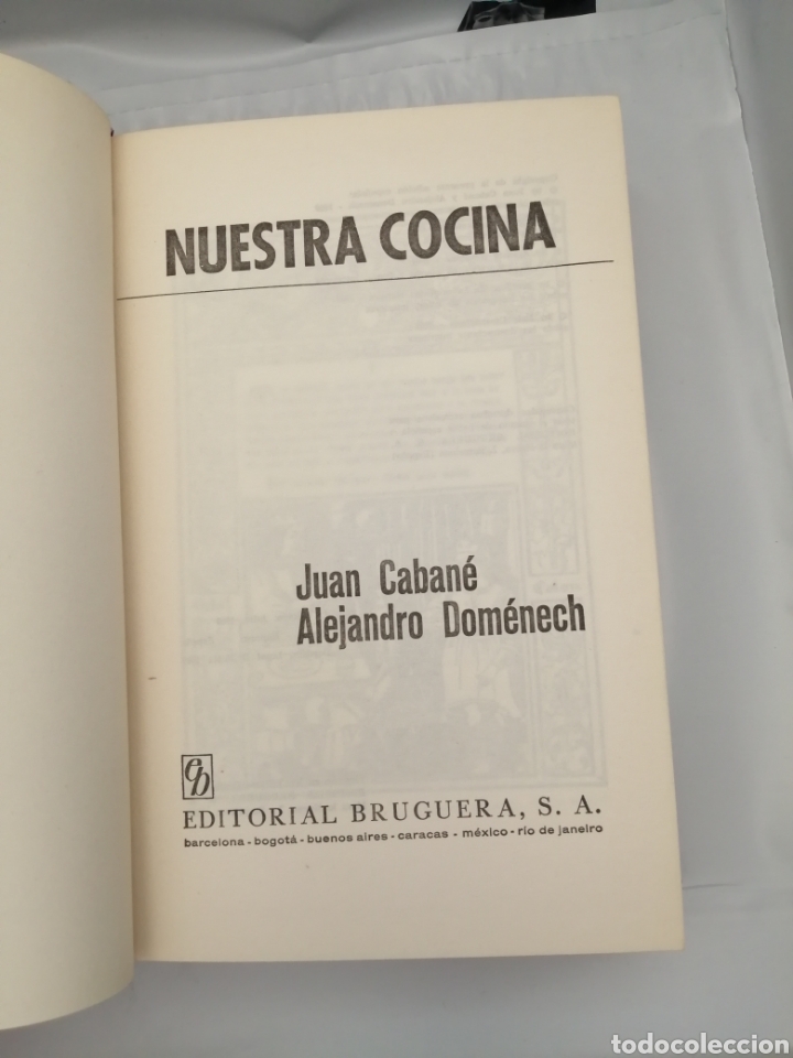 Libros de segunda mano: NUESTRA COCINA (PRIMERA EDICI&Oacute;N) - Foto 3