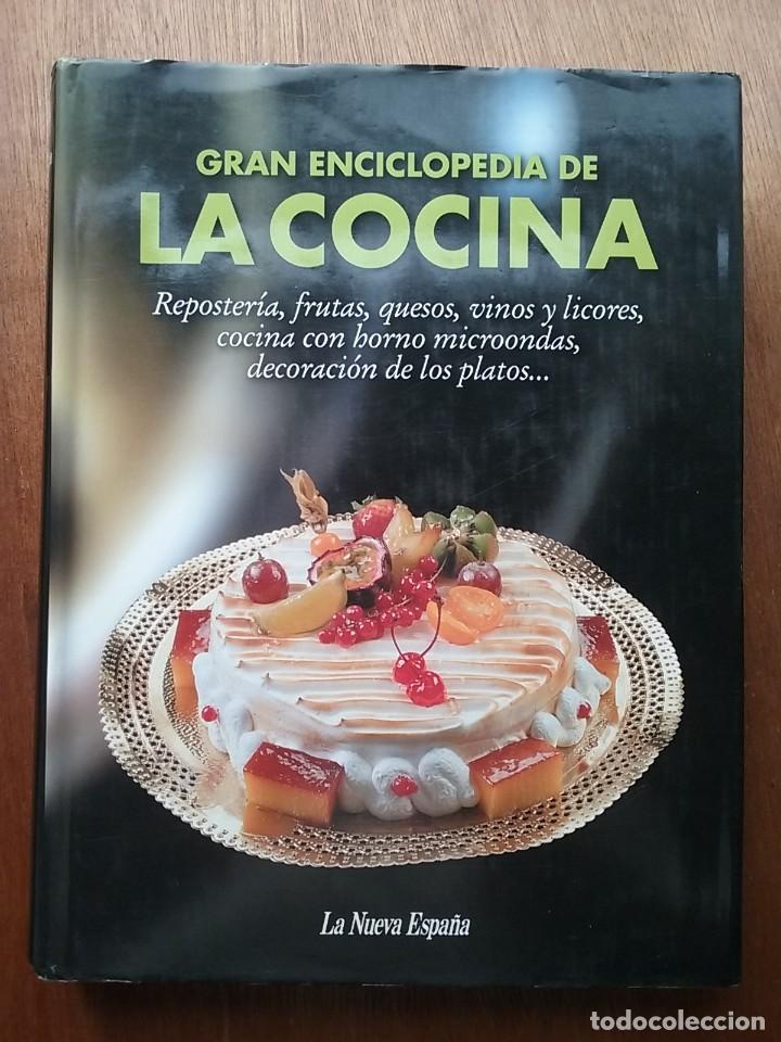Libros de segunda mano: GRAN ENCICLOPEDIA DE LA COCINA, REPOSTERIA FRUTAS QUESOS VINOS Y LICORES, LA NUEVA ESPA&Ntilde;A
