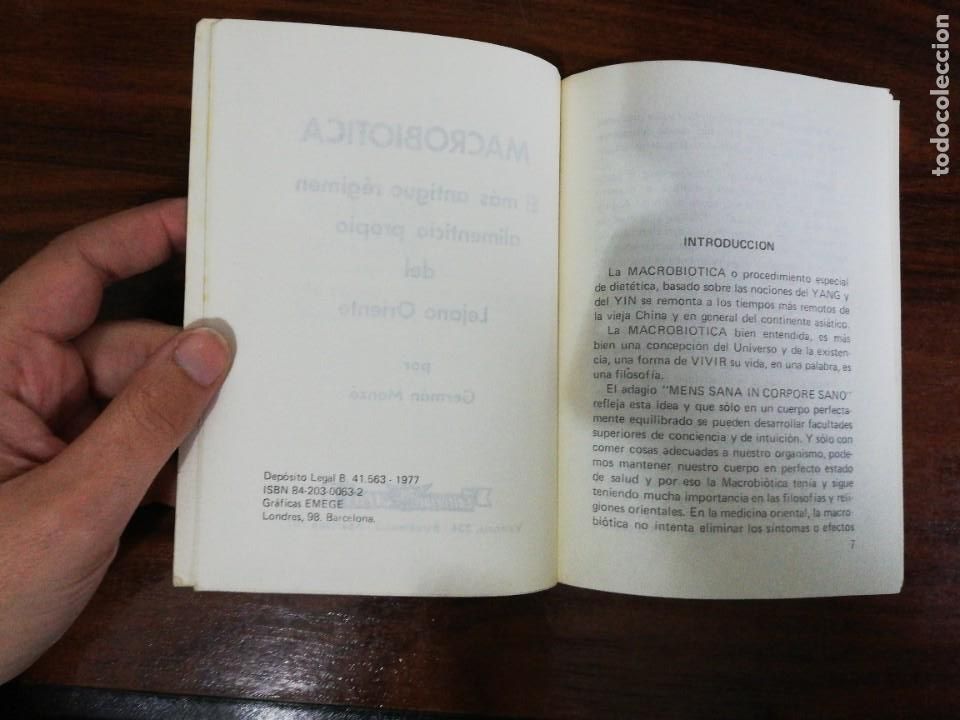 Libros de segunda mano: MACROBI&Oacute;TICA. GERM&Aacute;N MONZ&Oacute;. 1977 - Foto 3