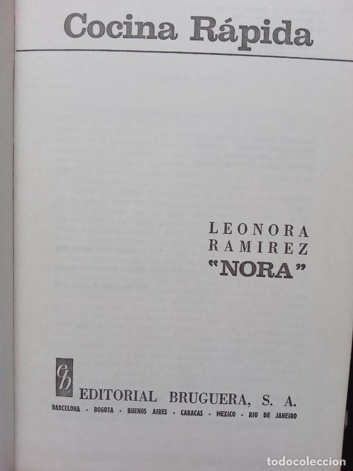 Libros de segunda mano: Cocina r&aacute;pida.Leonor Ram&iacute;rez. - Foto 2