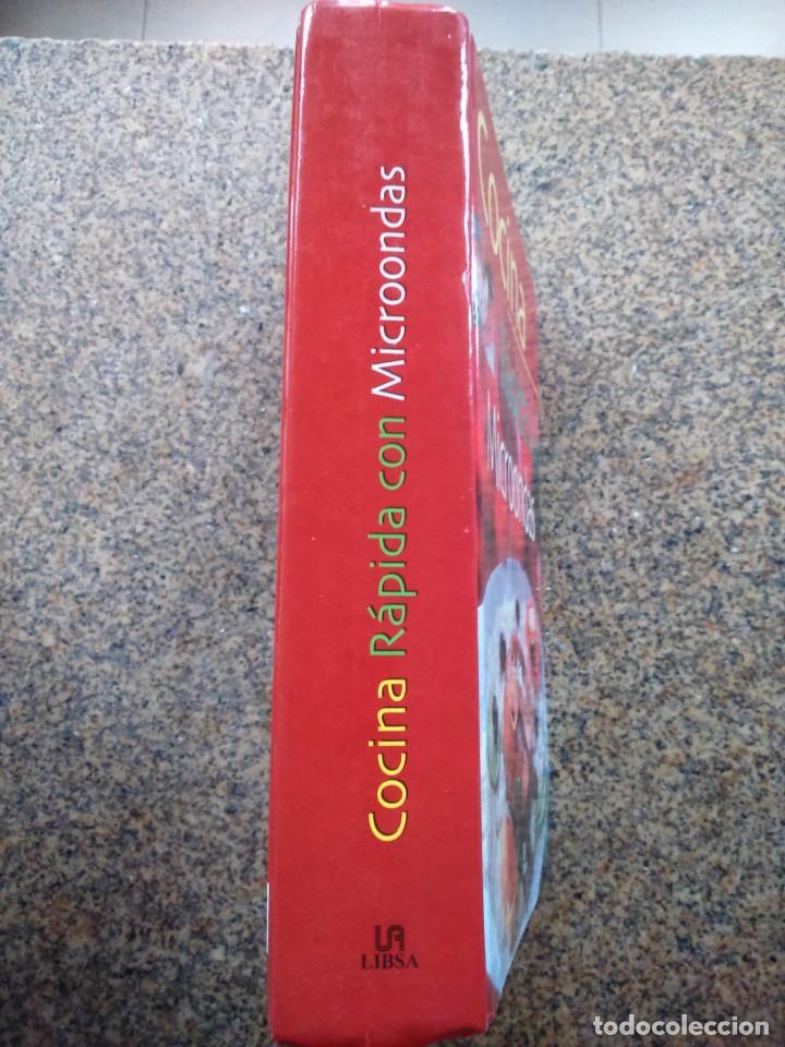 Libros de segunda mano: COCINA RAPIDA CON MICROONDAS -- LIBSA 2001 -- - Foto 4