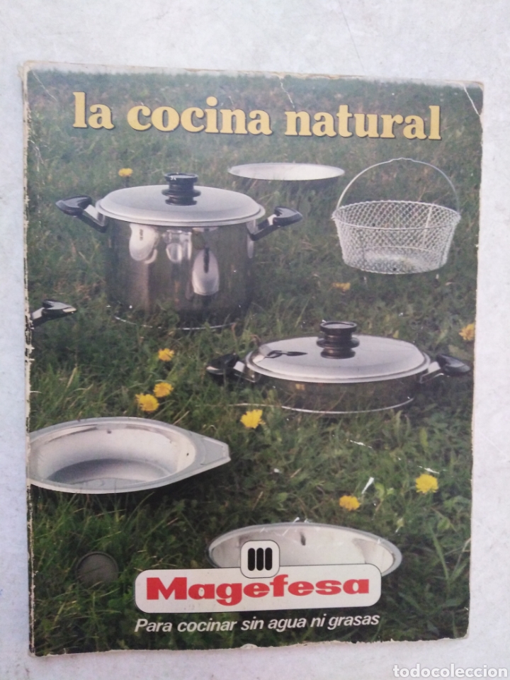 Libros de segunda mano: La cocina natural, magefesa, para cocinar sin agua ni grasas