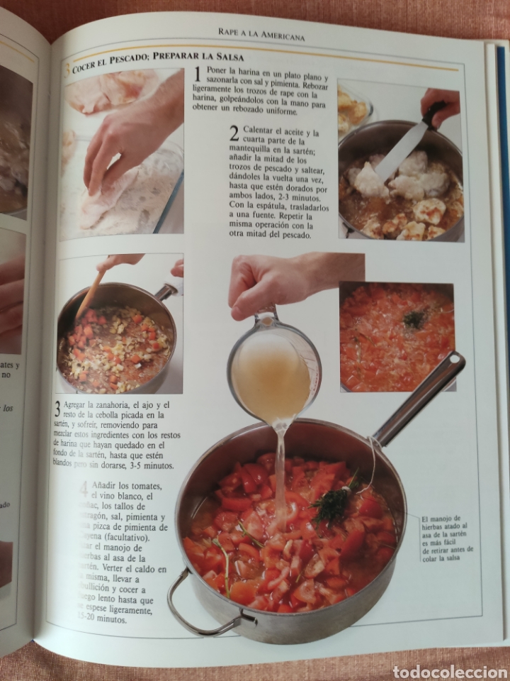 Libros de segunda mano: COCINA VISUAL. RECETAS DE PESCADO. - Foto 2