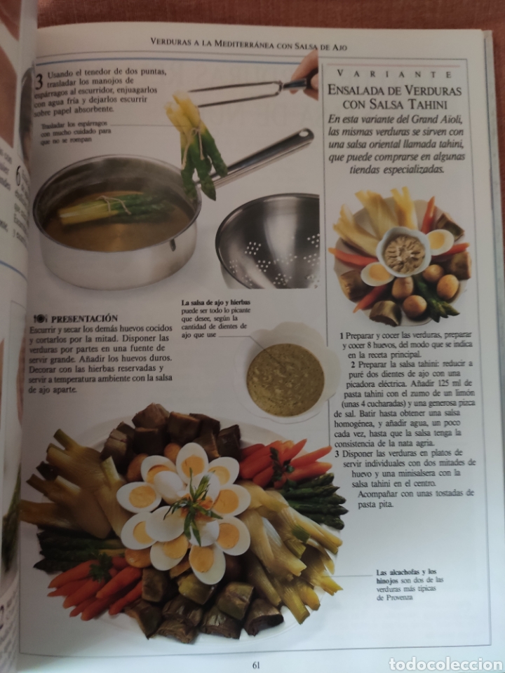 Libros de segunda mano: COCINA VISUAL. RECETAS DE VERDURAS. - Foto 2