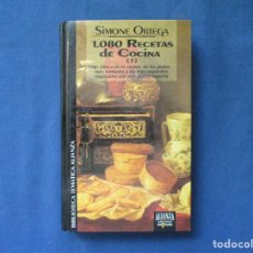 Libros de segunda mano: 1080 RECETAS DE COCINA (1) / 1993 SIMONE ORTEGA - BIBLIOTECA TEMÁTICA ALIANZA 3. Lote 299956438