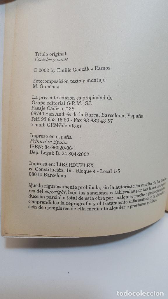 Libros de segunda mano: COCTELES Y VINOS - L.BOTARDA 2002 - Foto 3