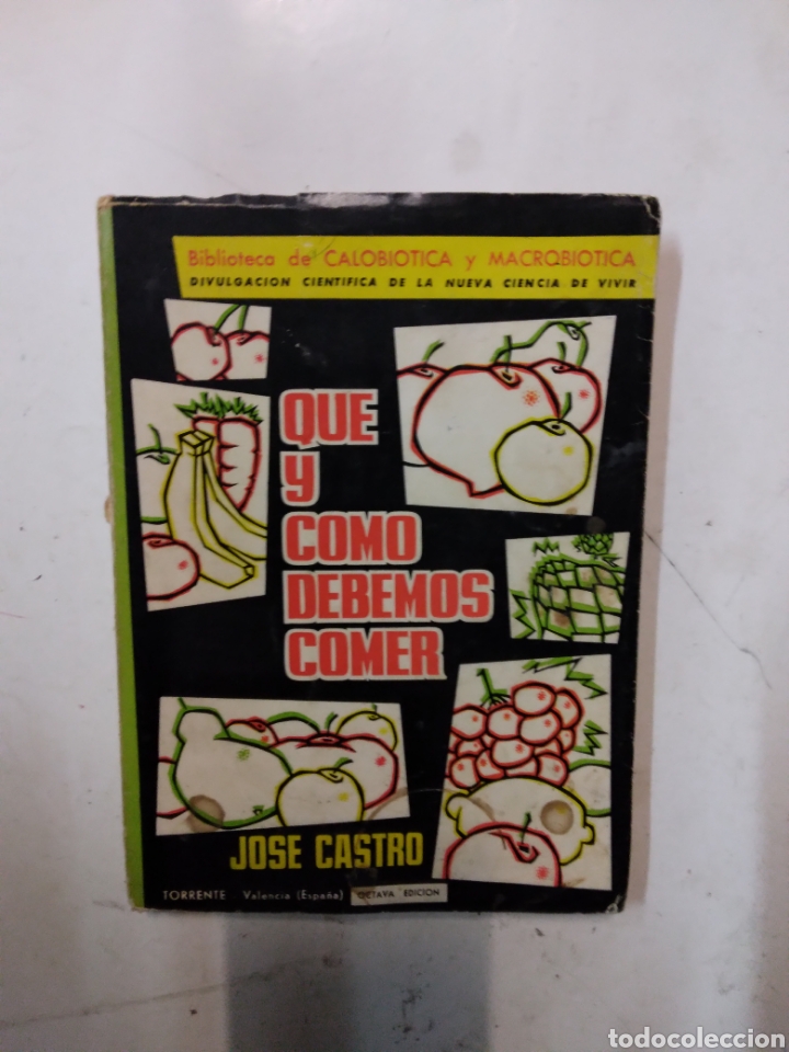 Libros de segunda mano: Jose Castro, Que y como debemos comer,Torrente - Foto 1
