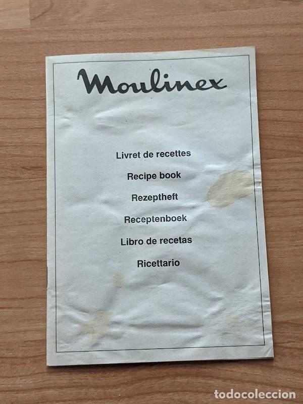 Libros de segunda mano: LIBRO DE RECETAS MOULINEX - Foto 1