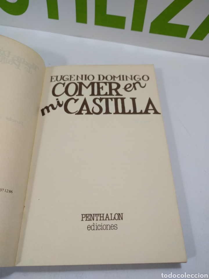 Libros de segunda mano: Comer en mi Castilla. Eugenio Domingo. Penthalon ediciones. - Foto 2