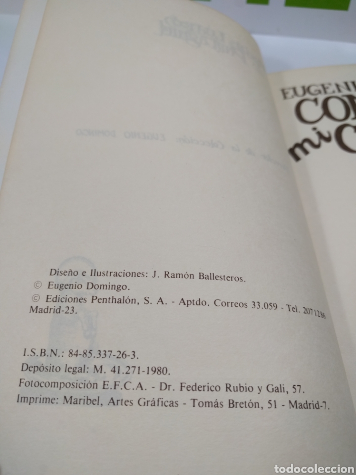 Libros de segunda mano: Comer en mi Castilla. Eugenio Domingo. Penthalon ediciones. - Foto 3