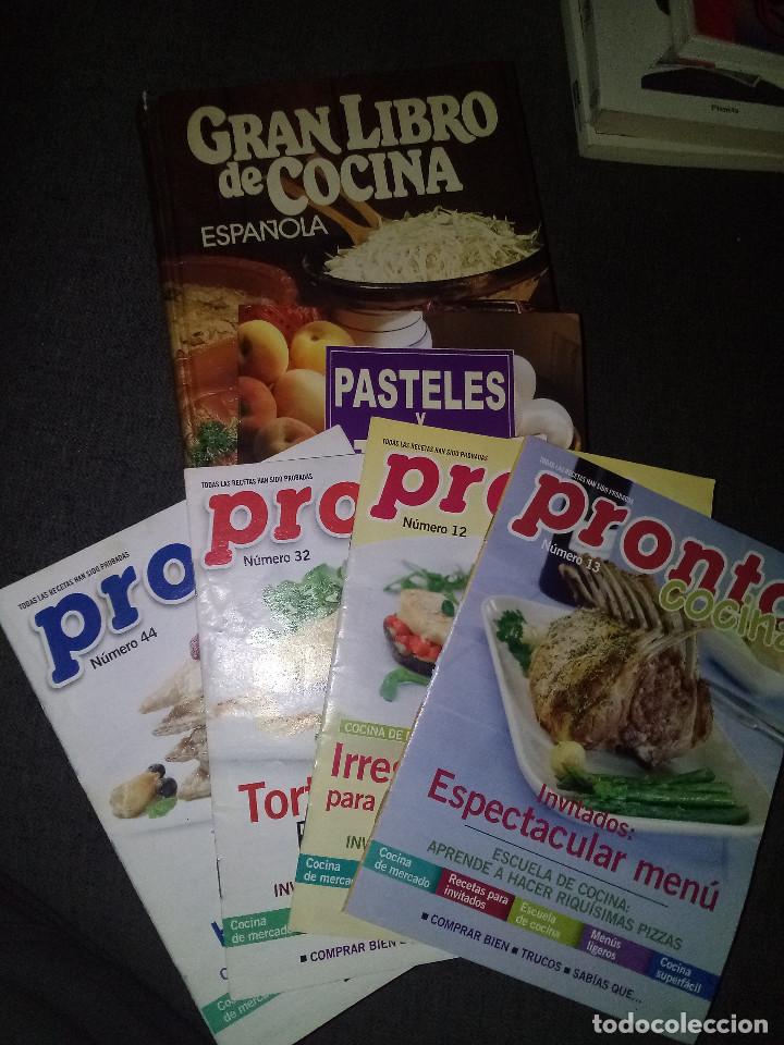 Gebrauchte B&uuml;cher: Varios libros de cocina El gran libro de la Cocina - 1978 + Pasteles y Tartas + Pronto + pescado