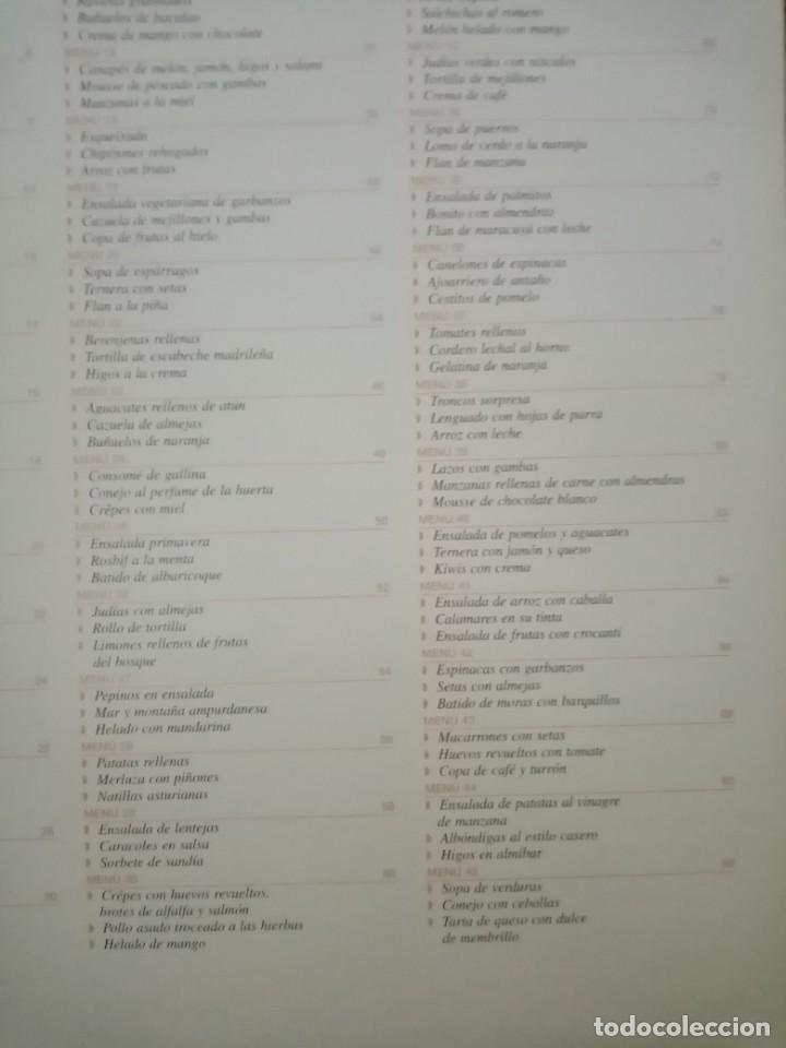 Libros de segunda mano: UN MEN&Uacute; PARA CADA D&Iacute;A - Foto 5
