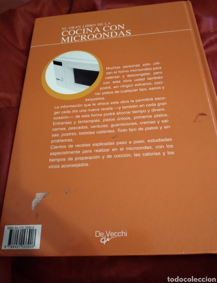 Libros de segunda mano: El gran libro de la cocina con microondas. De Vicchi - Foto 2