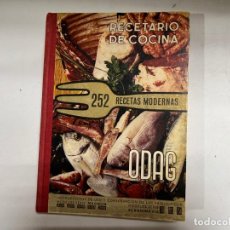 Libri di seconda mano: RECETARIO DE COCINA. 252 RECETAS MODERNAS. ODAG. SERIE MAGNUM/SCANDIAVIA. BARCELONA, 1968. Lote 315265703