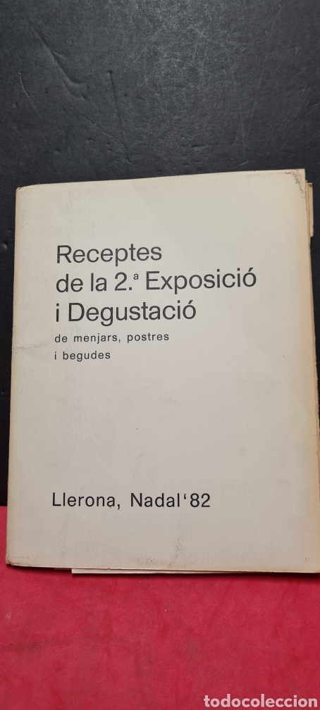 Second hand books: Receptes de la 2a. Exposici&oacute; i Degustaci&oacute; de menjars postres i begudes. Llerons Nadal 82
