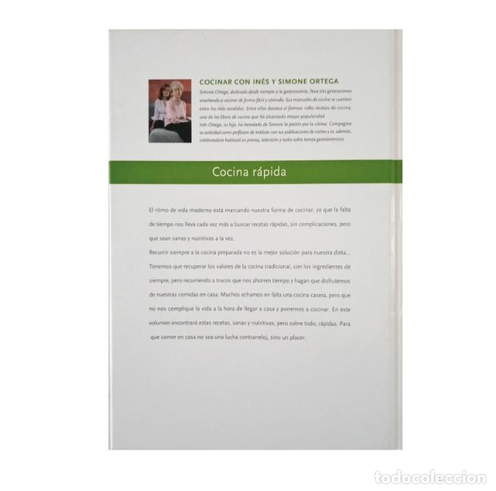 Libros de segunda mano: COCINA R&Aacute;PIDA. Ortega, In&eacute;s y Simone - Foto 2