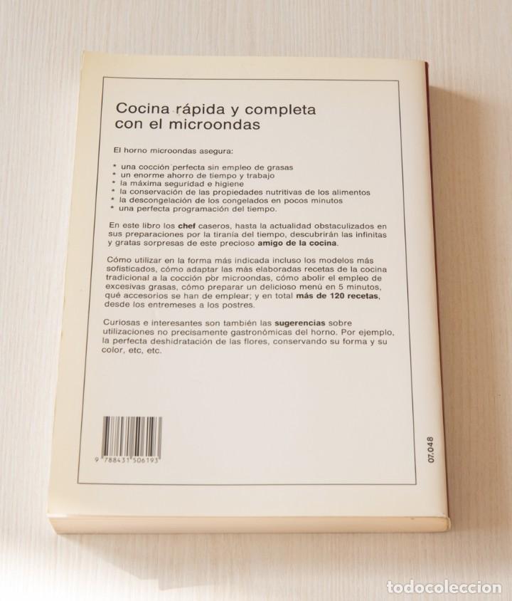 Libros de segunda mano: Cocina r&aacute;pida y completa con el microondas - Foto 10