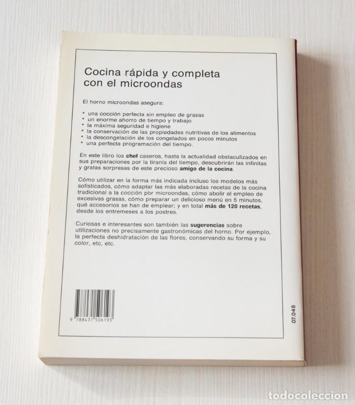 Libros de segunda mano: Cocina r&aacute;pida y completa con el microondas - Foto 12