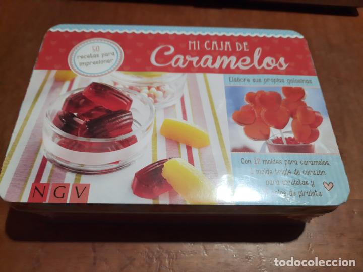 Libros de segunda mano: MI CAJA DE CARAMELOS. 50 RECETAS PARA IMPRESIONAR. LIBRO EN UNA CAJA. PRECINTADO. SIN ABRIR